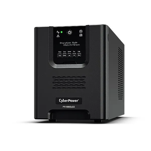 UPS CYBER POWER Line Int. cu Sinusoida Pura, LCD, tower, 1000VA/ 900W, GreenPower, serie PR PR1000ELCD