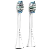 AENO Replacement toothbrush heads, White, Dupont bristles, 2pcs in set (for ADB0003/ADB0005 and ADB0004/ADB0006)