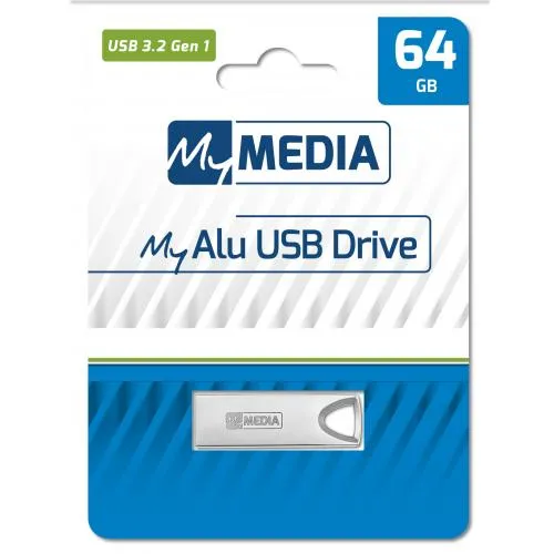 My Media Alu USB 3.2 Gen 1 Drive 64GB "69277" (timbru verde 0.03 lei)