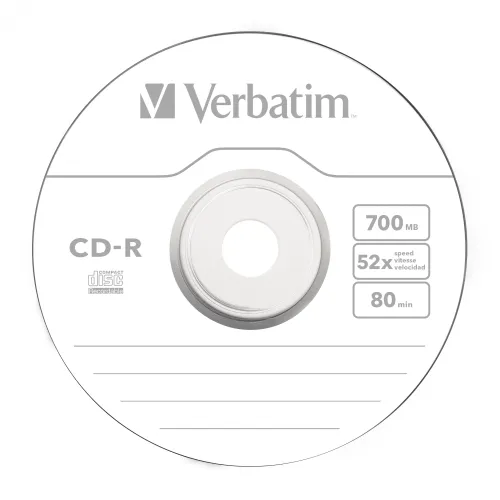 CD-R VERBATIM 43725, 52x, 700MB, 10 buc