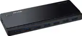 HUB extern TP-LINK, alimentare retea 220 V, cablu 1 m, negru UH700