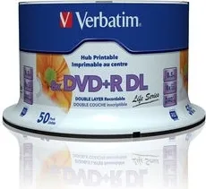 DVD+R VERBATIM Printabil 8.5GB, 240min, viteza 8x, 50 buc, 97693