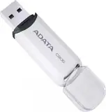 Memorie USB 2.0 ADATA 32 GB, cu capac, carcasa plastic, alb, AC906-32G-RWH