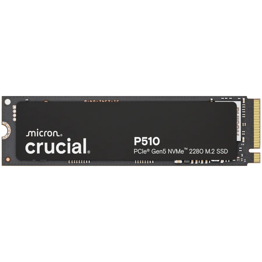 Crucial P510 2TB PCle Gen5 NVMe 2280 M.2 SSD "CT2000P510SSD8"