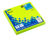 NOTES ADEZIV 75X75MM 80F INFO NOTES VERDE